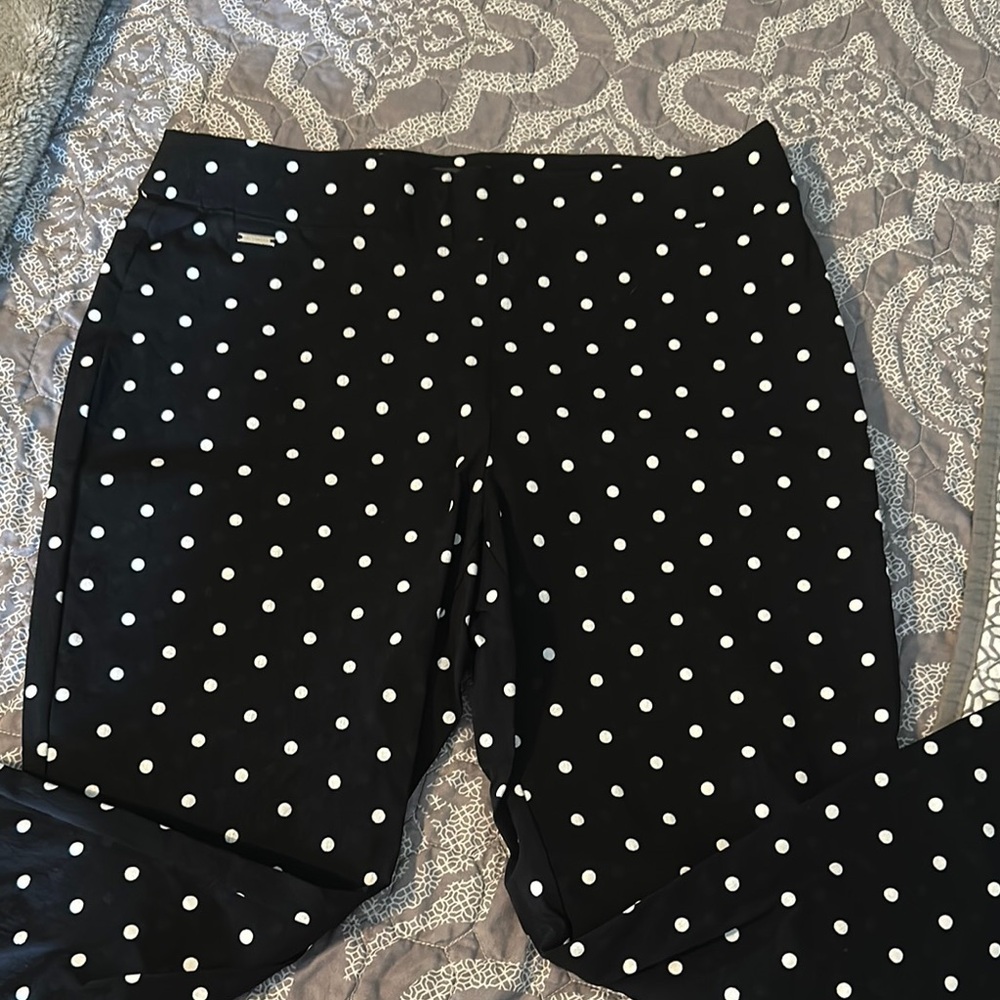 The Limited stretchy polkadot dress pants
